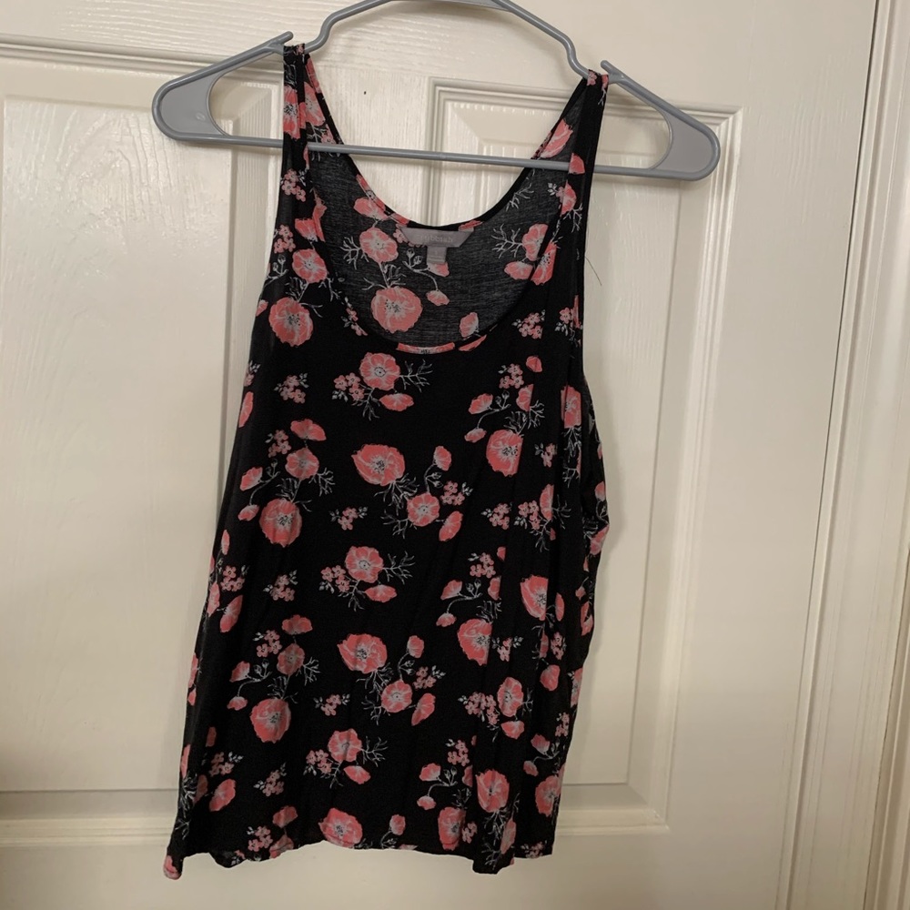 Rubbish Floral Print Tank Top